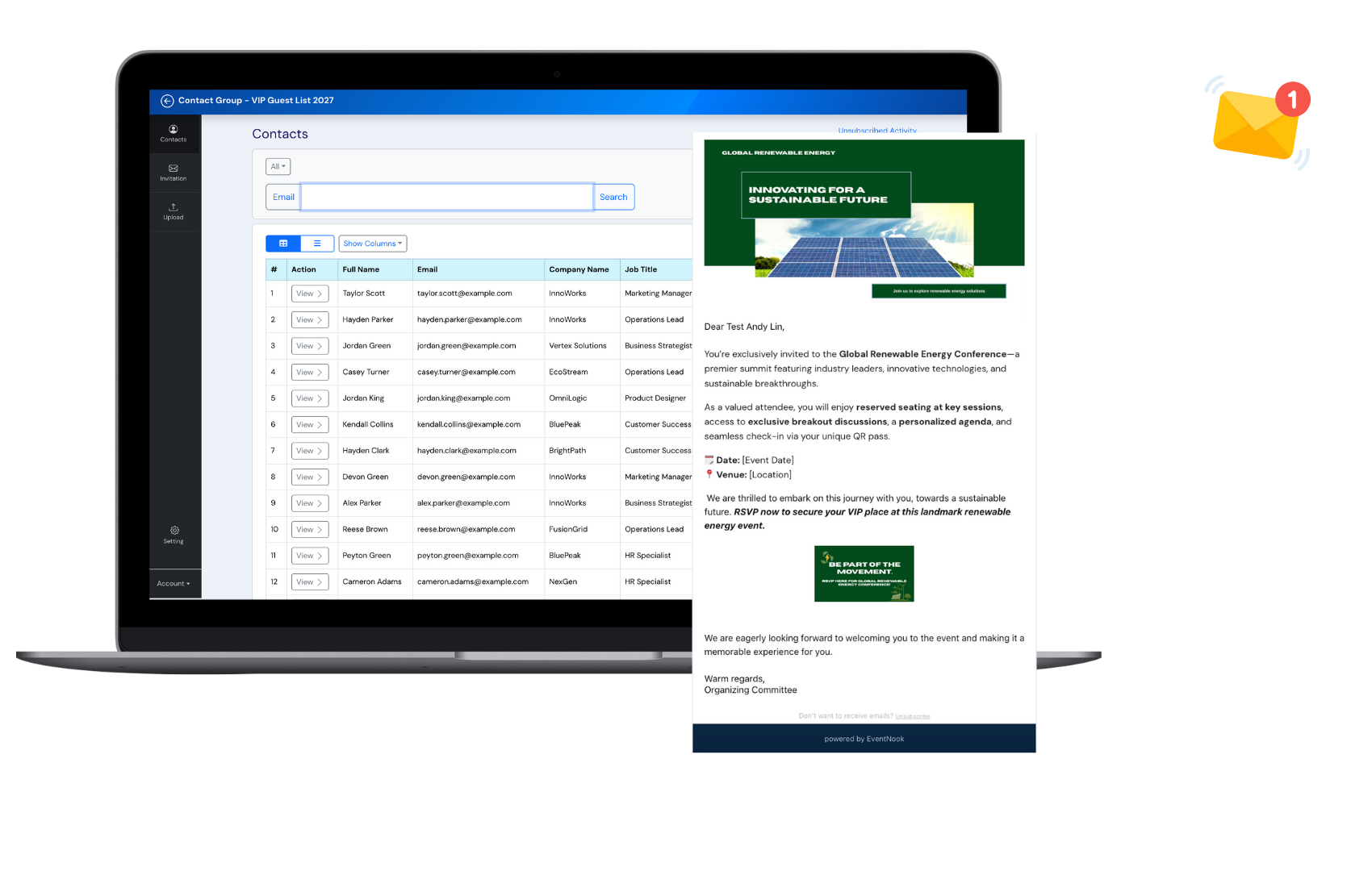 Event Contact CRM