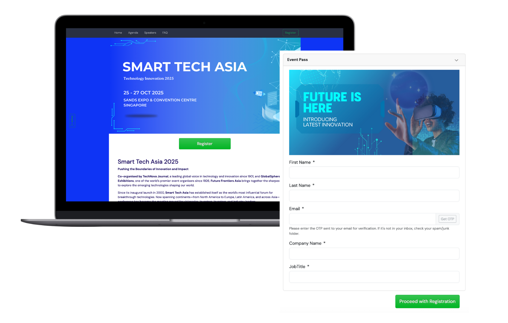 Event Registration System Example